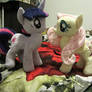 MLP fluttershy and twilight sparkle plush