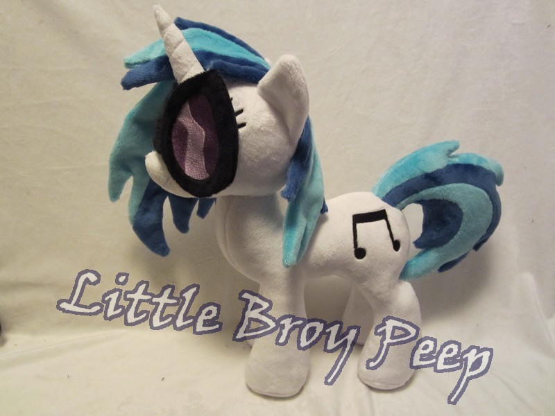 MLP Plushie Vinyl scratch Djpon3 plush(commission)