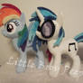 mlp Rainbow Dash And Vinyl Scratch plush