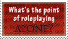 Roleplaying Alone by AzysStamps