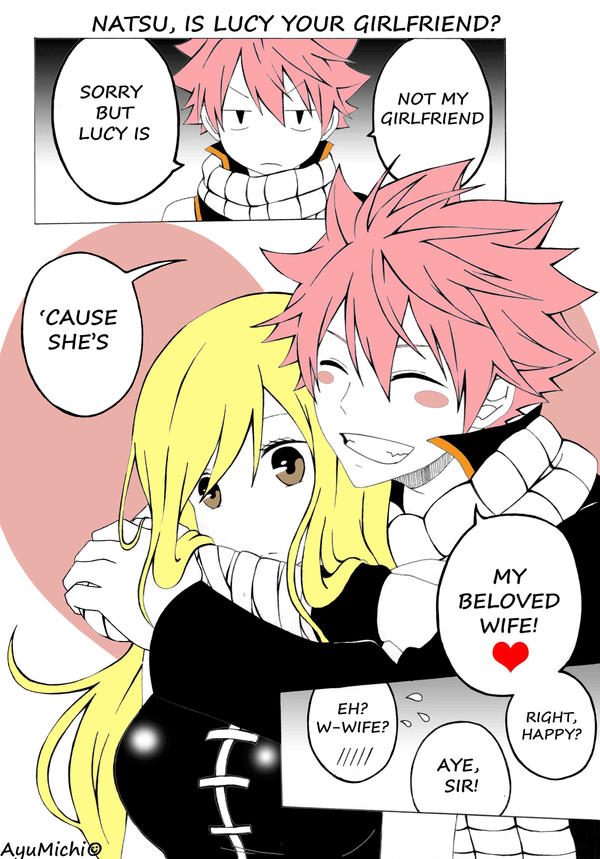 Natsu and Lucy by AyuMichime on DeviantArt