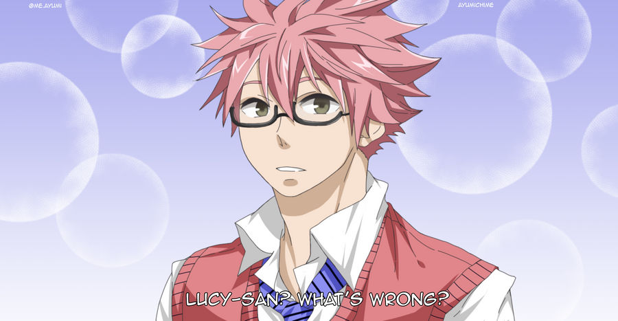 Nerd Natsu by AyuMichi-me