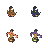 Pumpkaboo and Gourgeist - Hi-Res Icons