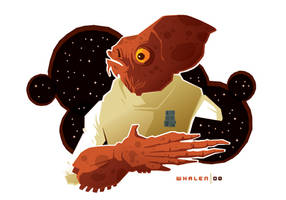 admiral ackbar minibust