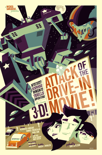 attack of the drive-in movie by strongstuff