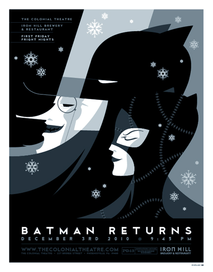 batman returns poster by strongstuff
