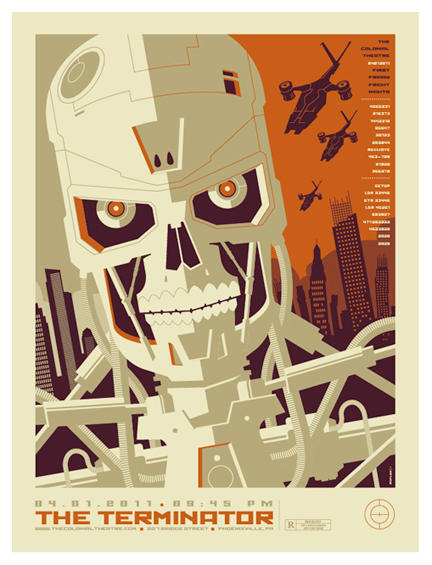 terminator poster by strongstuff on DeviantArt