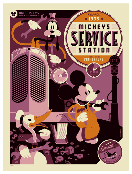 mondo: mickeys service station