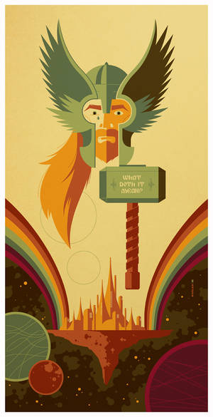 double rainbow bridge poster