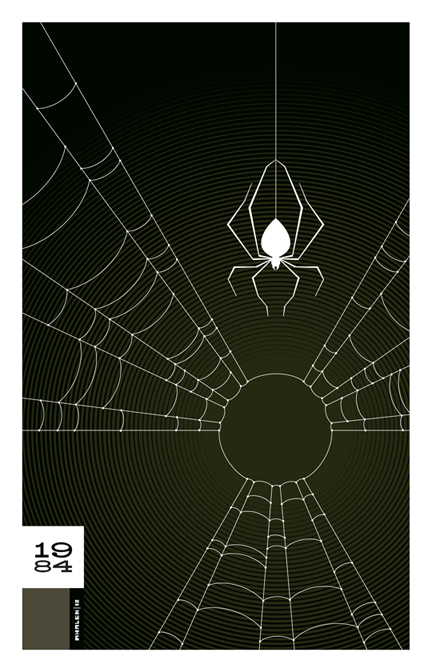 1984spider print by strongstuff
