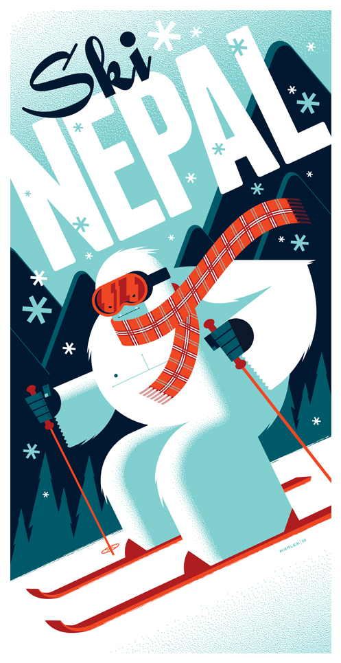 yeti print by strongstuff