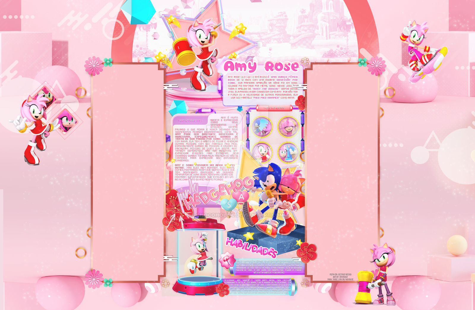Layout for Yoble ] About - Amy Rose by Chocohollic on DeviantArt