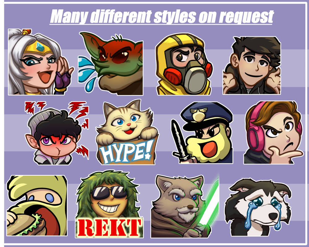 Emote samples 3 by M-Katar on DeviantArt