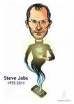 Steve Jobs by gilderic