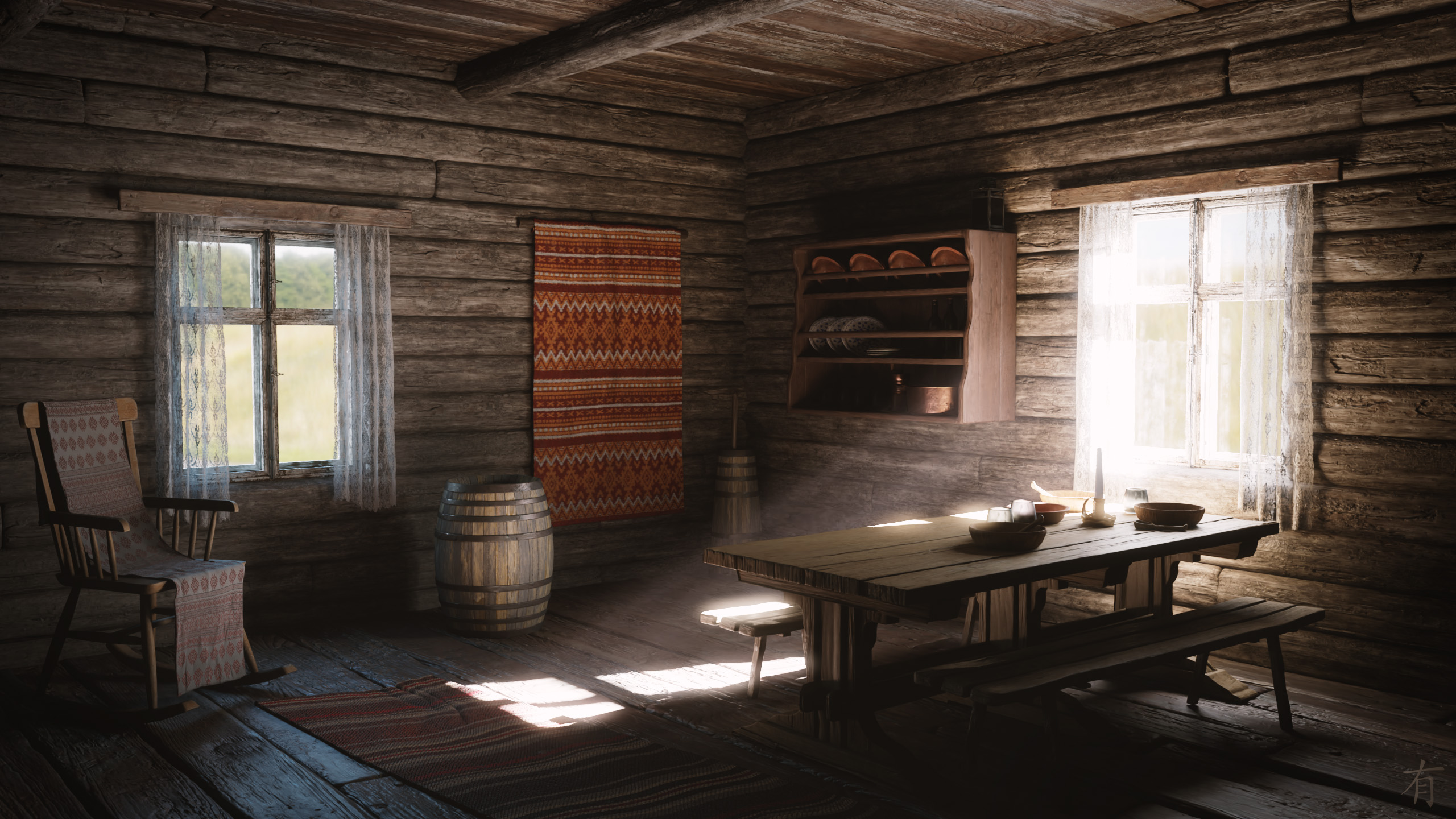 Traditional Finnish Cabin
