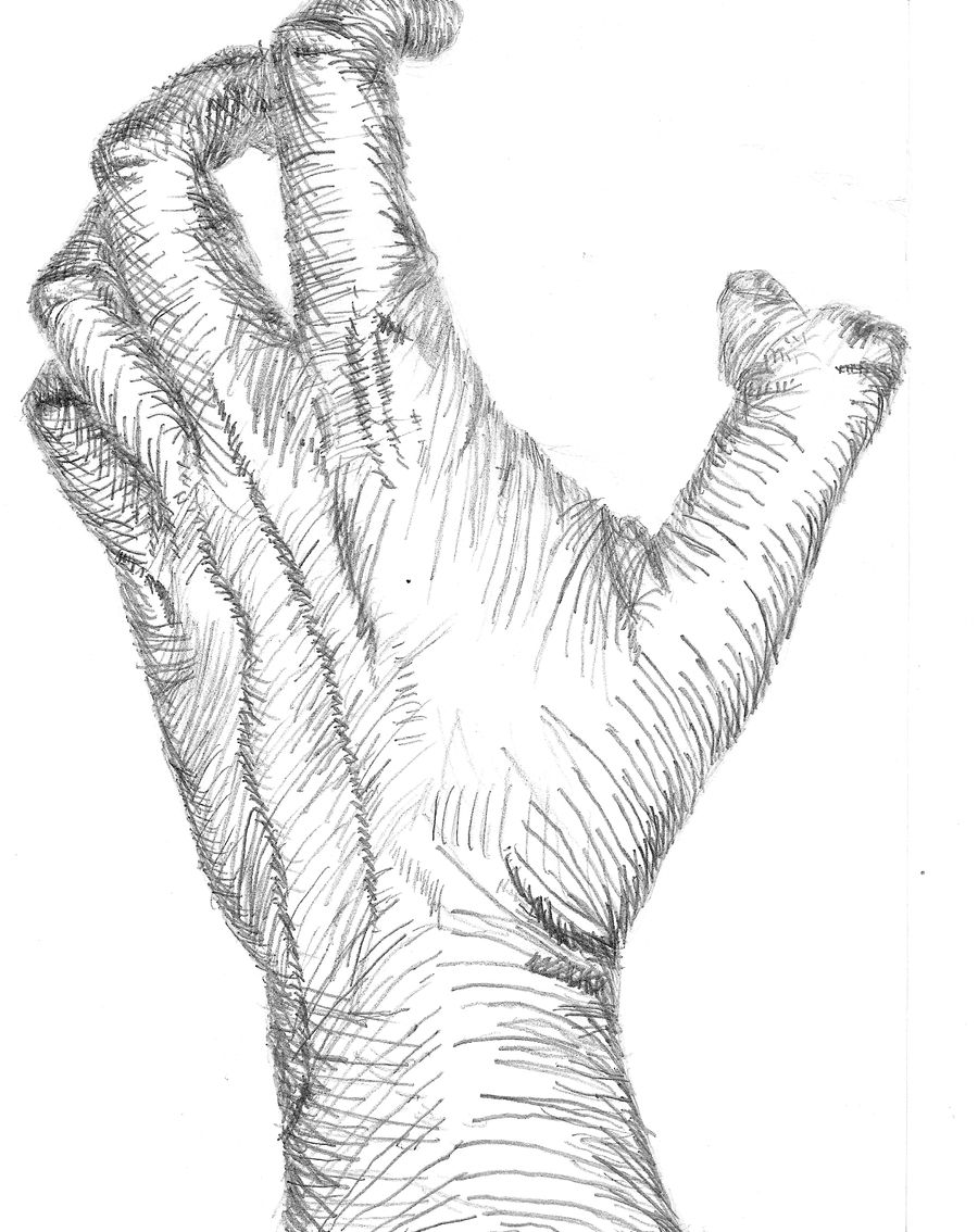 Line Hatching Hand Cross Hatching Hand by Tenchi555 on DeviantArt
