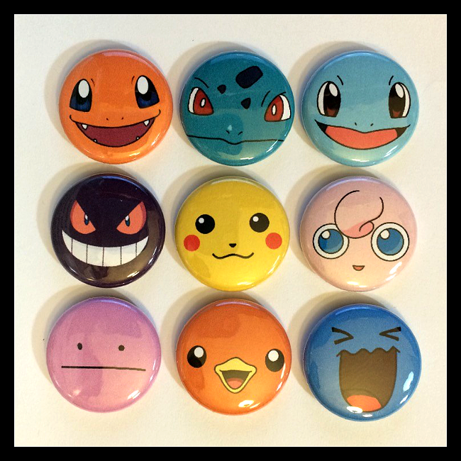 Pokemon Faces Buttons!