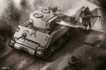Sherman Tank Fire Support
