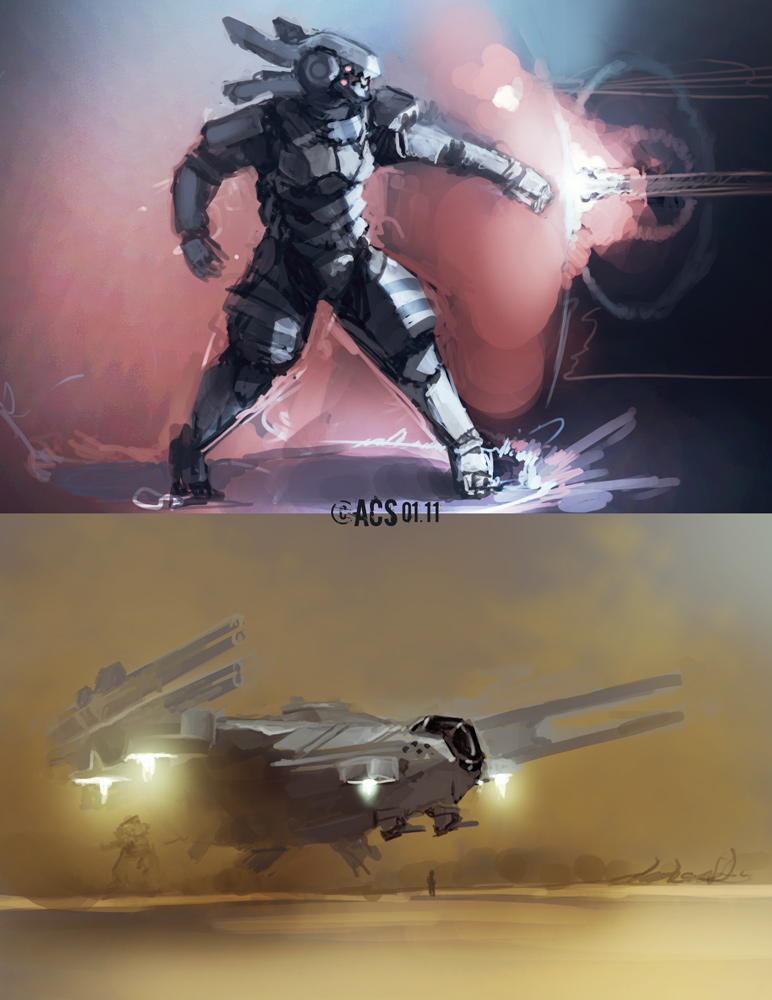 Speed Painting, Armor and Vtol