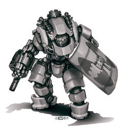 Steam Golem by Shimmering-Sword