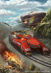 Contact - Aliens on a Train by Shimmering-Sword