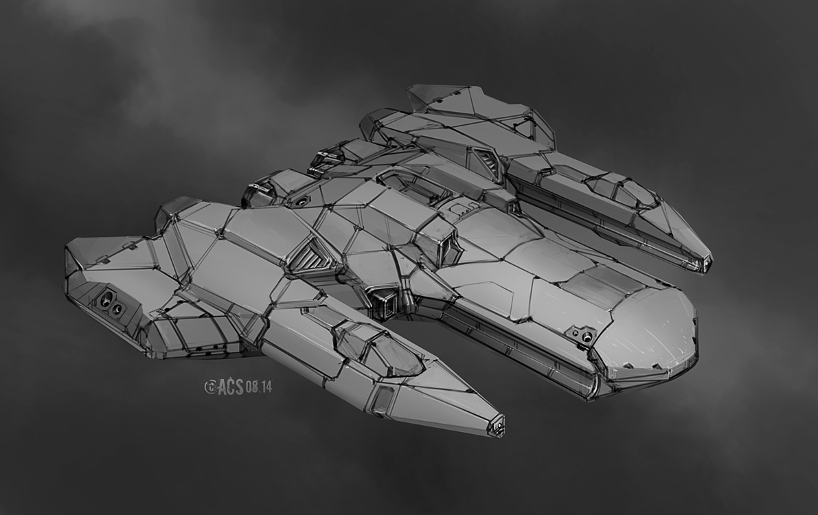 Commission - Trident Fighter