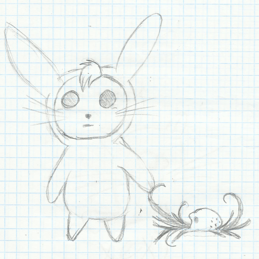 Rabbit with an octopus by Tima-fox on DeviantArt