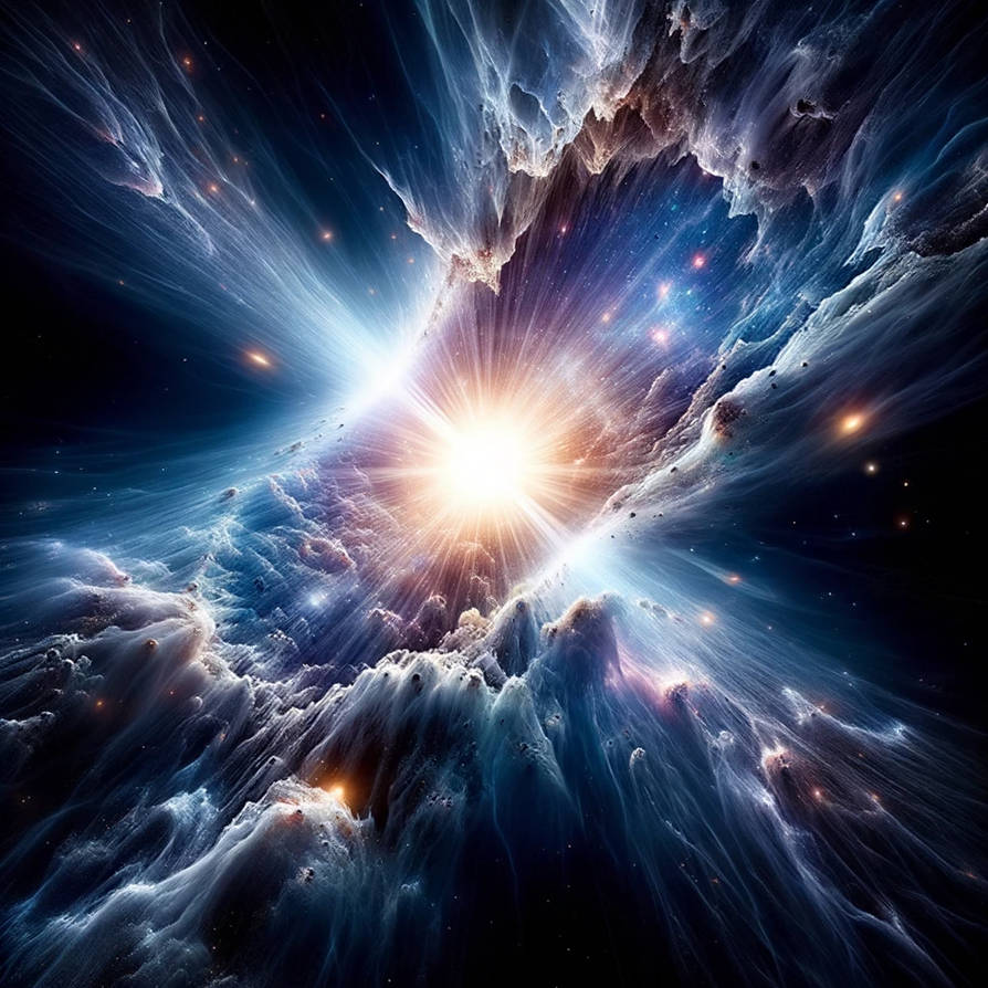 Origin of the Universe #1 Big Bang Theory by MolecuArt on DeviantArt