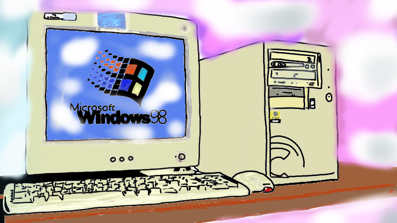 Pastel Computer *dreamcore* by wjfjfjfj on DeviantArt