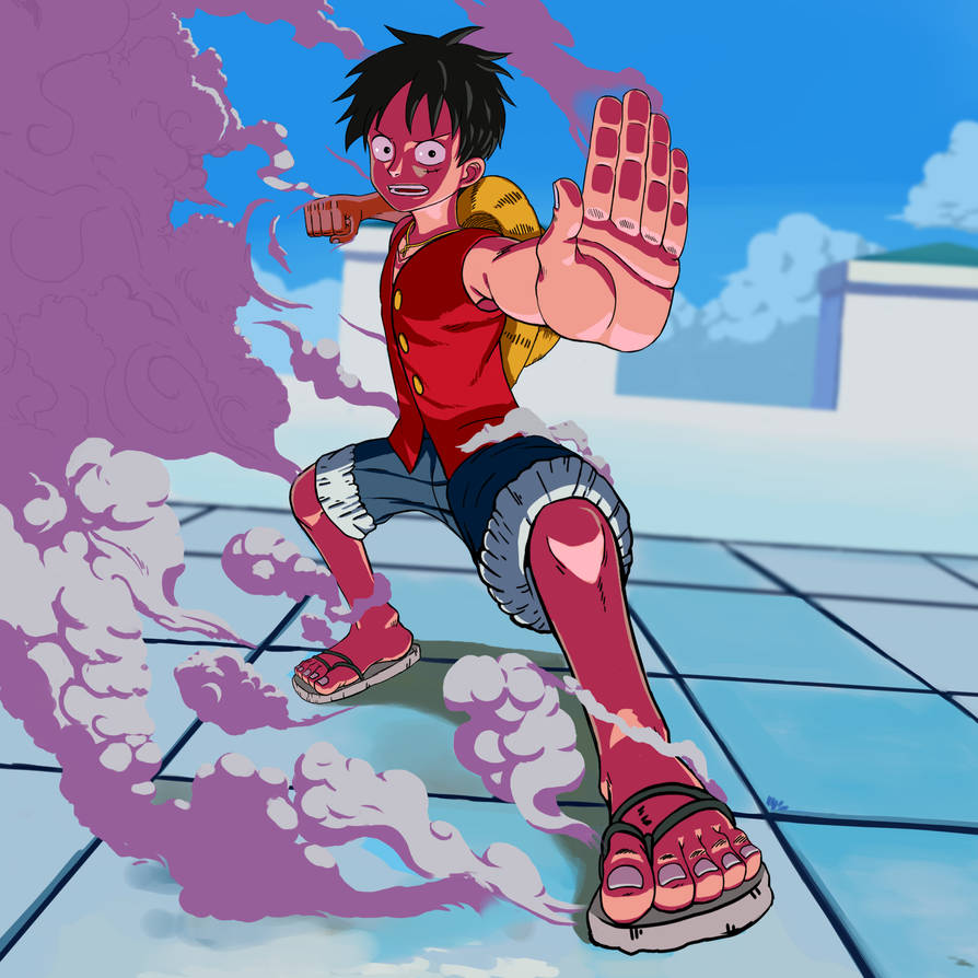 Gear 4th Luffy by ScribbledGuy on Newgrounds