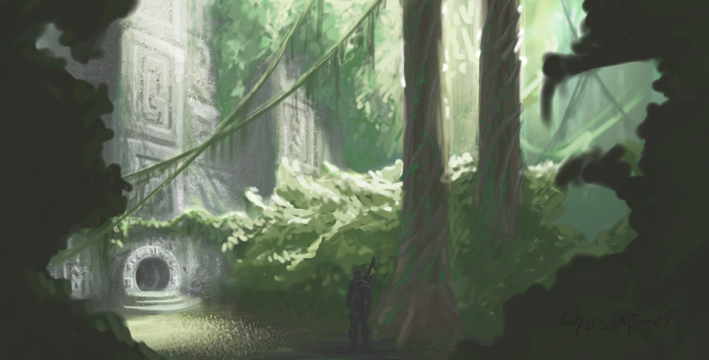 Jungle Temple Entrance By Cucumberboy On Deviantart