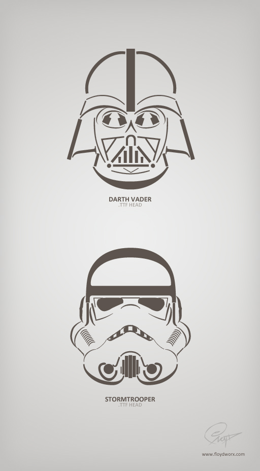 Vader and Stormtrooper typo