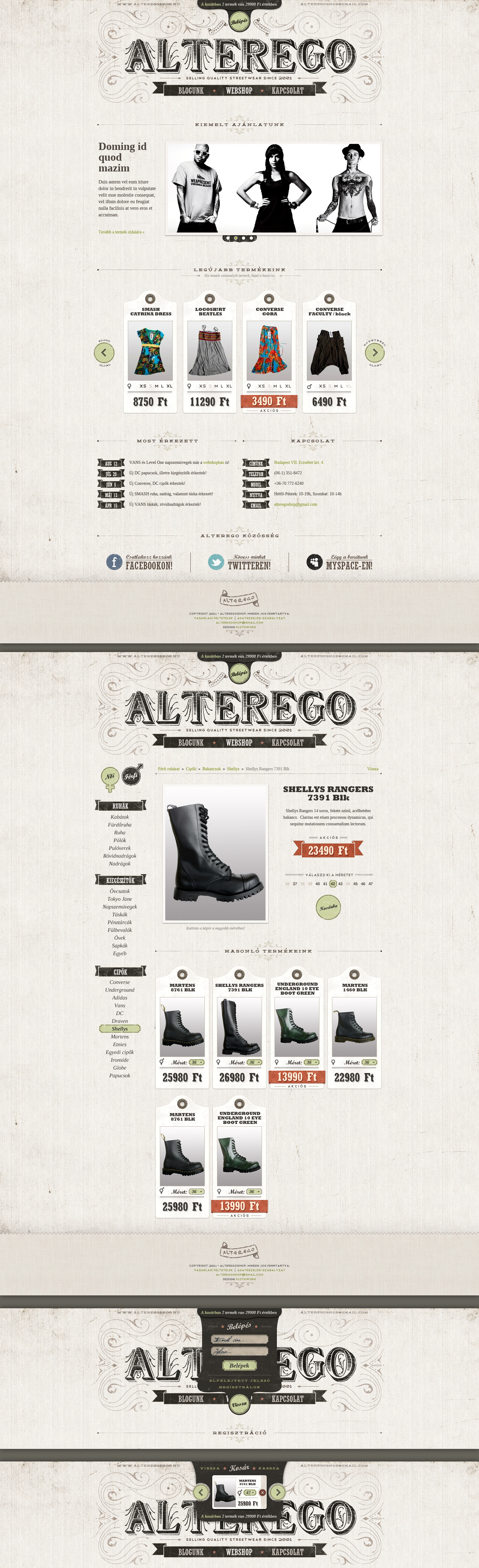 Alteregoshop redesign