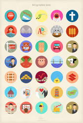 Infographics icons by floydworx