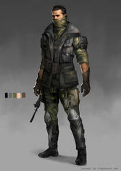 Stealth Soldier Character Design