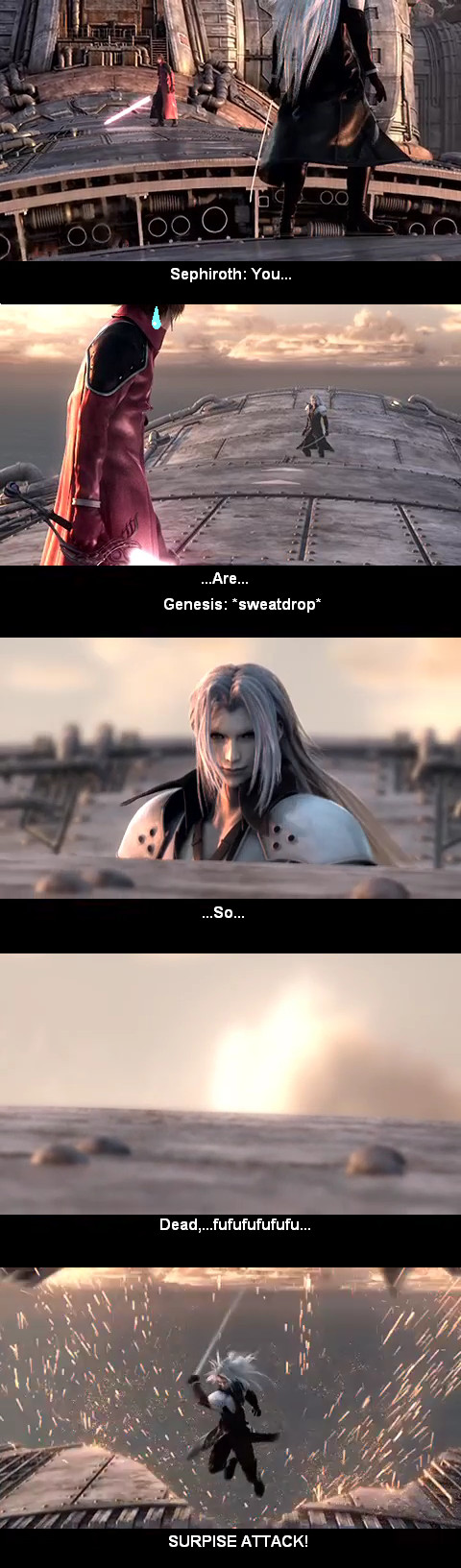 Sephiroth n Genesis Showdown Q