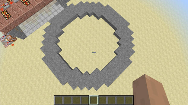 Minecraft Circle Generator- Radius 8 Thickness 3