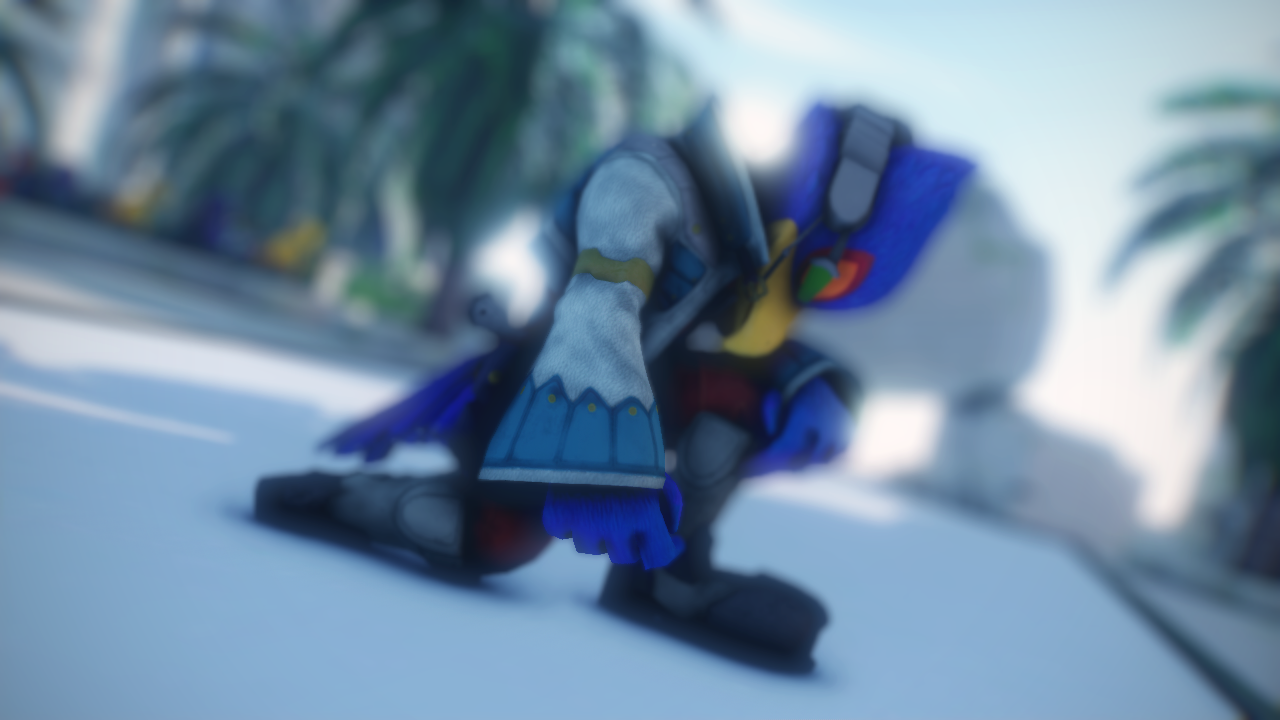 (Raycast Shader MMD) Sleeping Falco Lombardi