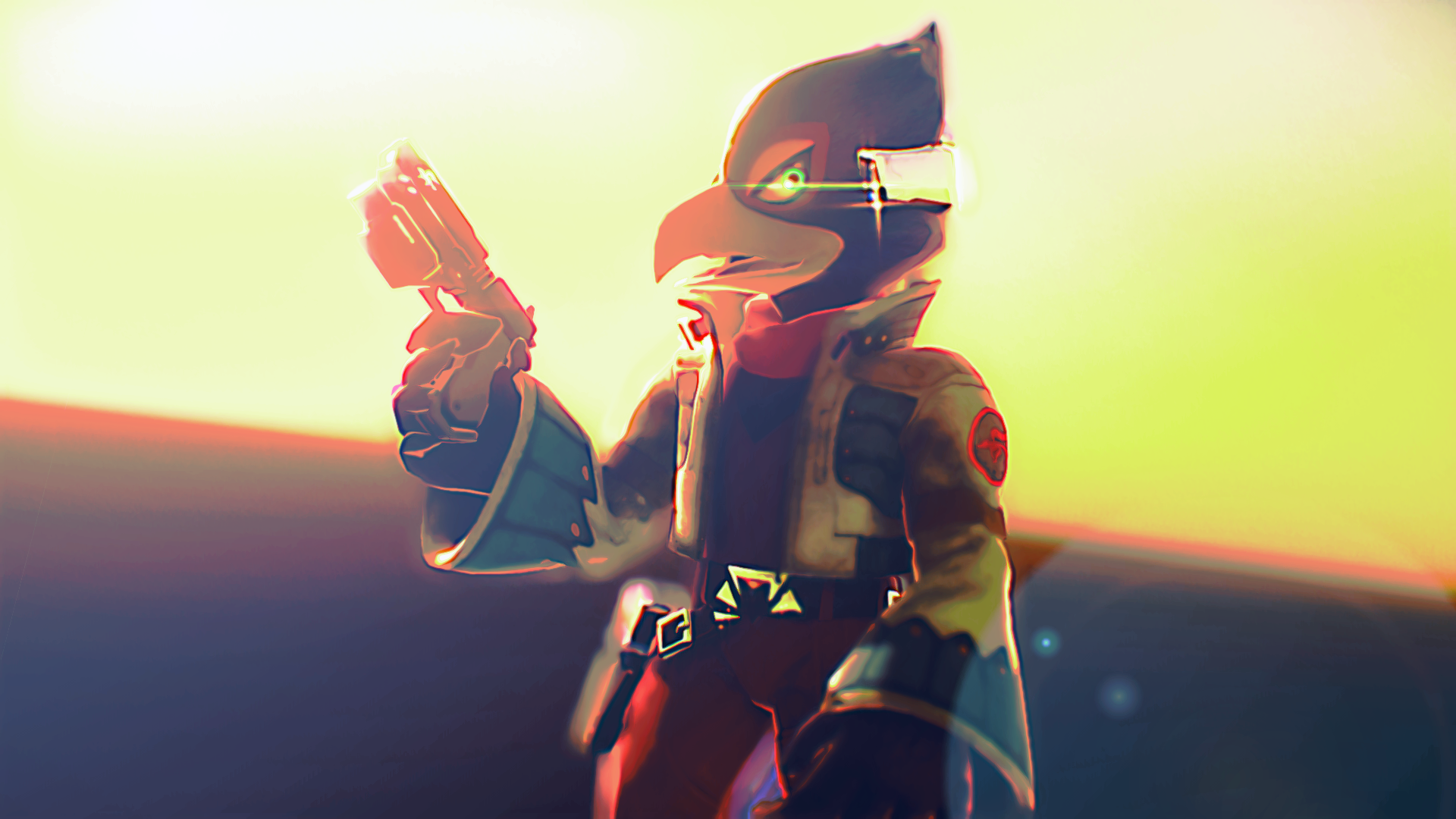 MMD - Falco at the GodRay Sunrise