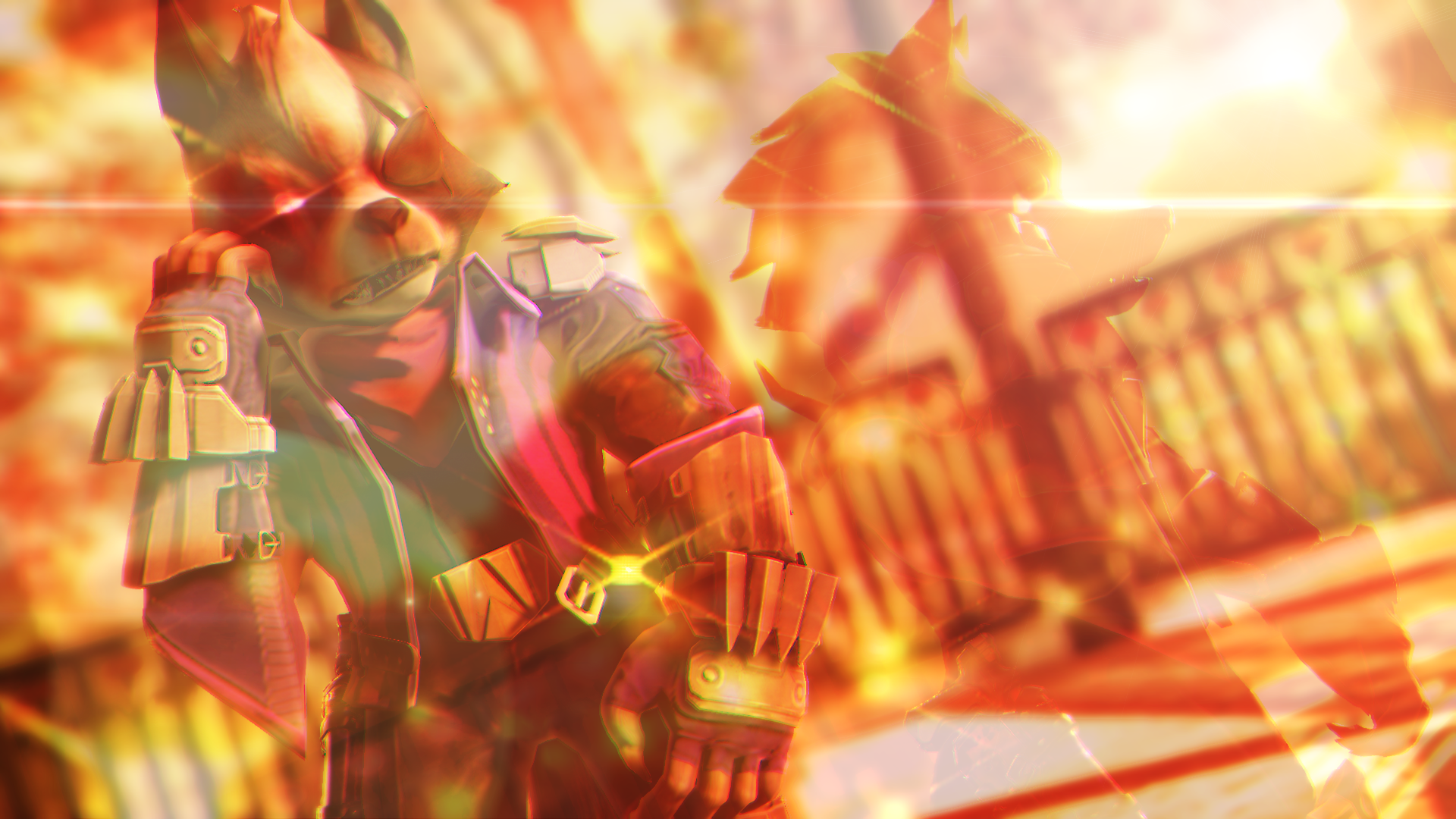 MMD - Wolf at the Pink Sky