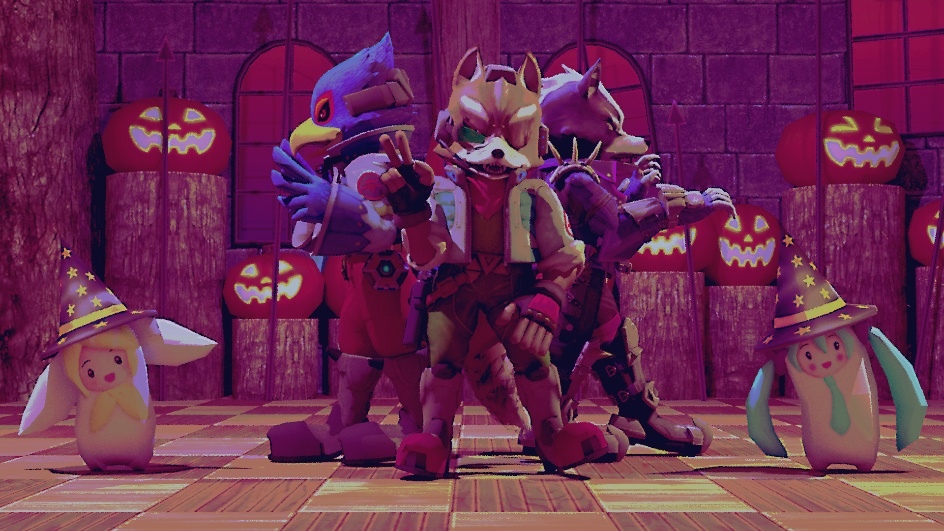 Blender - StarFox but Sonic.EXE Mode