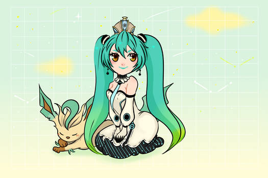 Mikuxleafeon