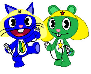 Keroro And Tamama Playing Wii