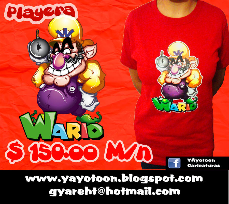 PLAYERA WARIO