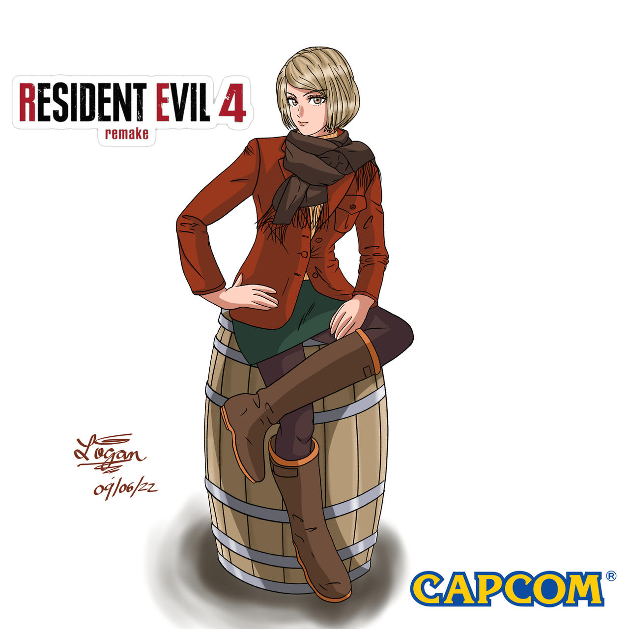 Ashley Graham - Resident Evil 4: Remake, fanart