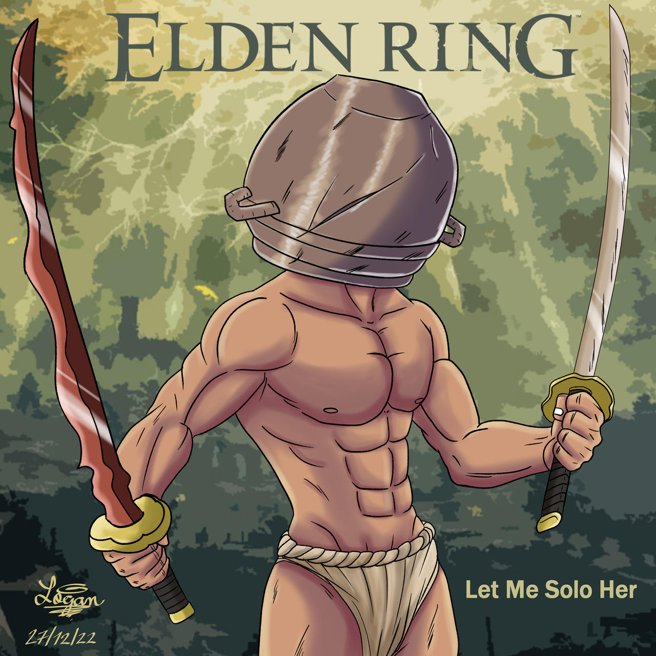 Let Me Solo Her Elden Ring Fan Art by GabeLogan3D on DeviantArt
