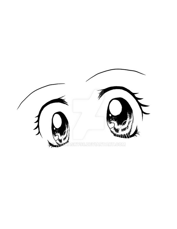 Manga eye by Sashasky98 on DeviantArt