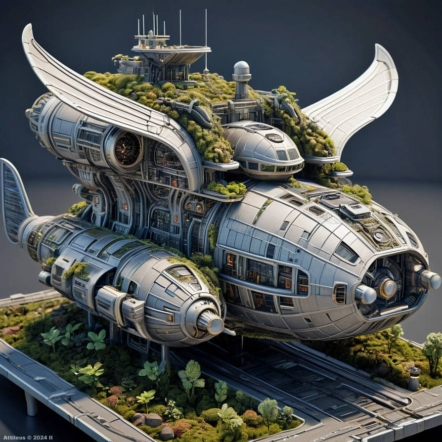 Microship The Microship by Attileux on DeviantArt