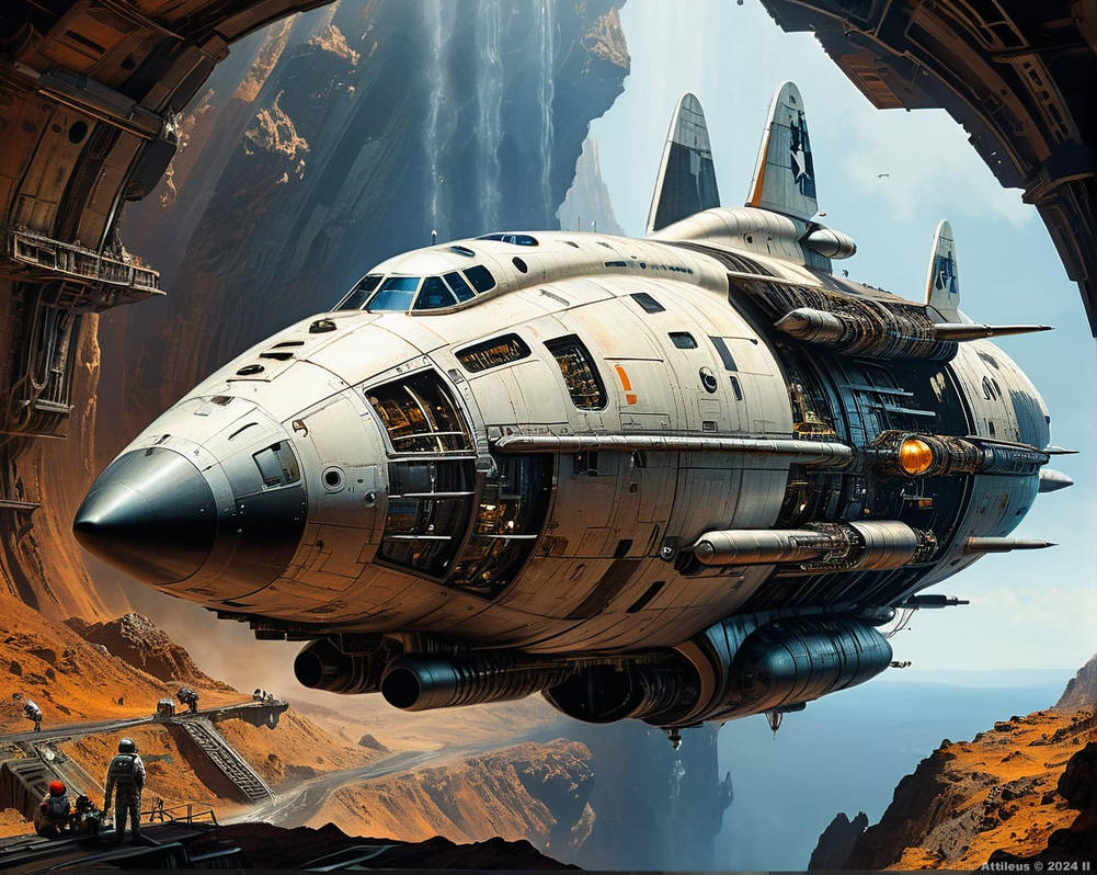 Hommage to Chris Foss (2/25) by Attileux on DeviantArt
