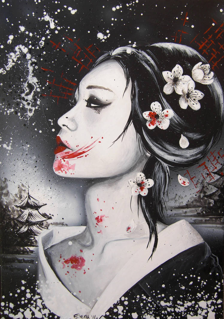 Dark Geisha by SpleenArt Dark Geisha by SpleenArt